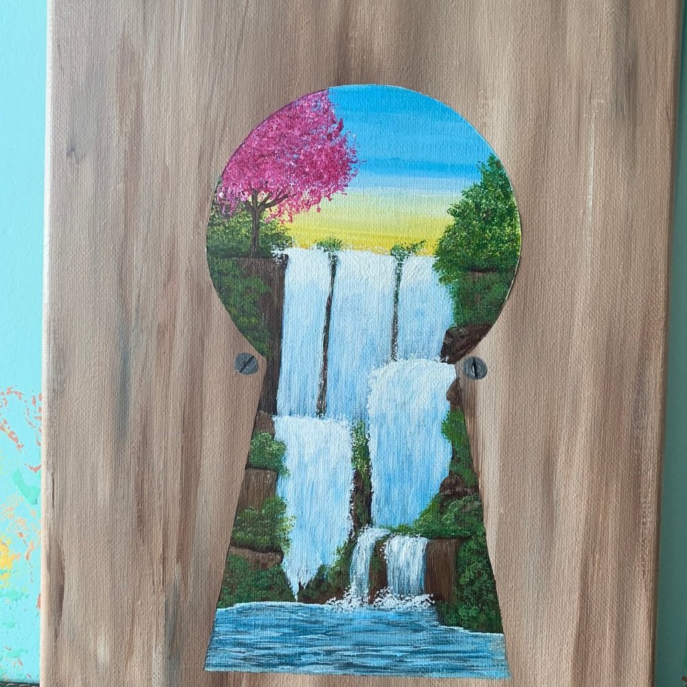 ⭐️#40 Original Acrylic Painting - 9 x 12 Inch Canvas